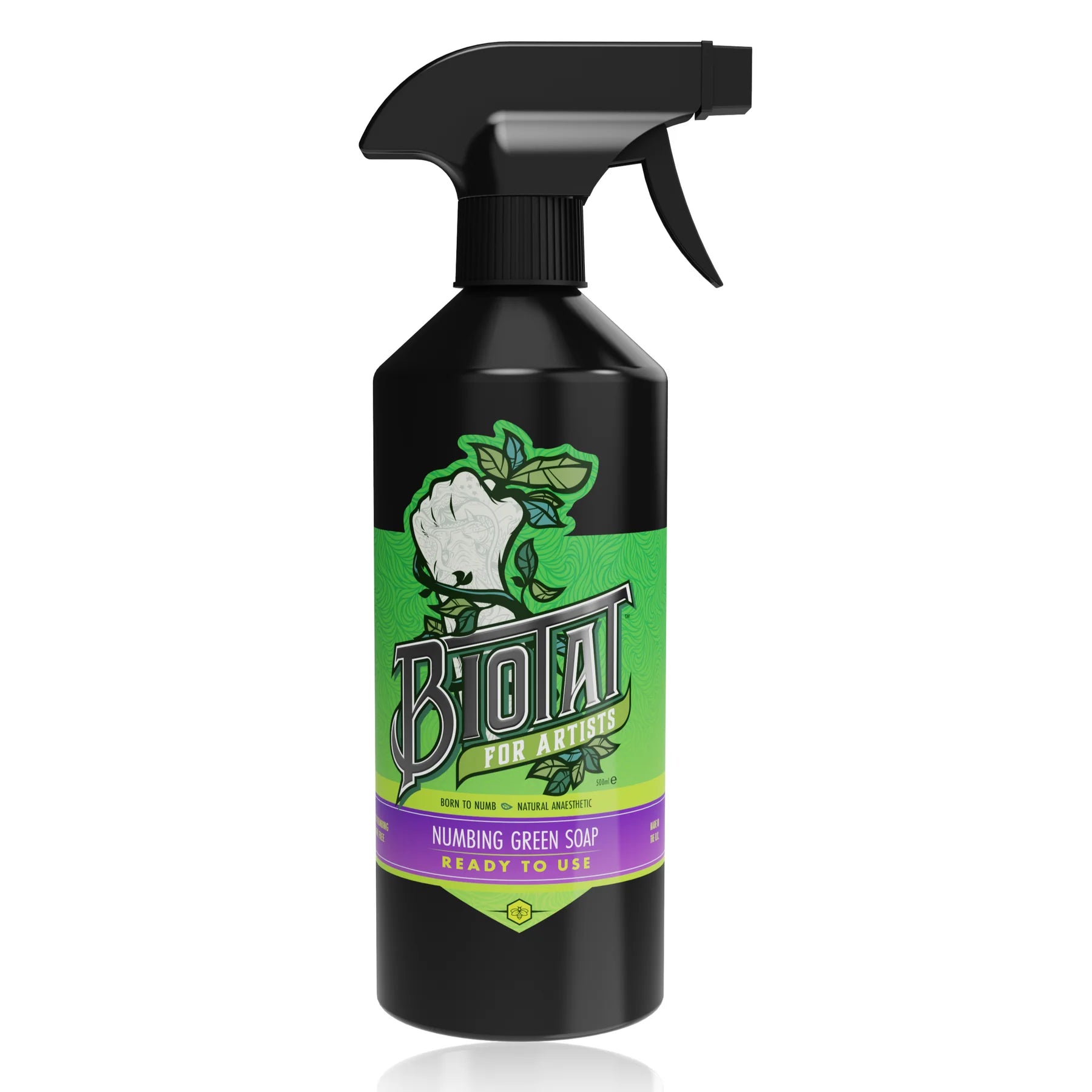BIOTAT Numbing Tattoo Green Soap - Ready to use 500ML - Tattoo Boutique